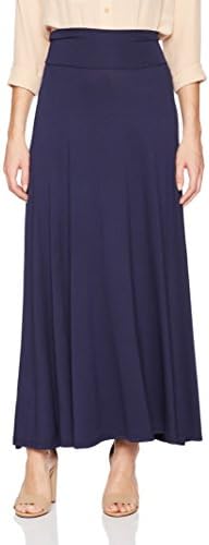 AGB Women's Soft Knit Maxi Skirt (Petite and Standard Sizes)