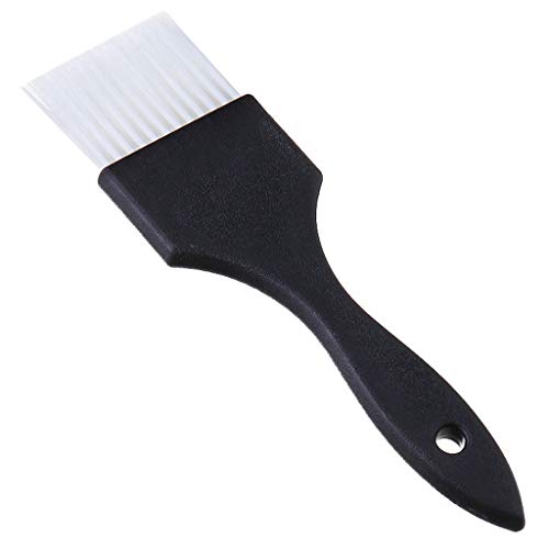 jiumoji Salon Hair Dye Brush Styling Tool Hairdressing Coloring Brush with Portable Handle (-Black, 19x5.5cm) - Thumbnail 7