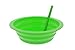 Arrow Sip-A-Bowl 4-Pack Set, Built-In Straw - 22-Ounce Reusable Bowls Stop Liquid Spills: Cereal Milk, Ice Cream - Makes Breakfast/Snack Time Easy - Dishwasher Safe - Blue, Pink, Green, and Orange