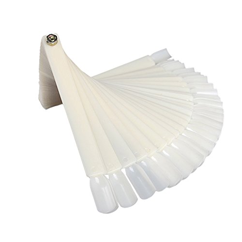 False Single Nail Tip Display Palatte Fan (Quantity: 50 Pieces)