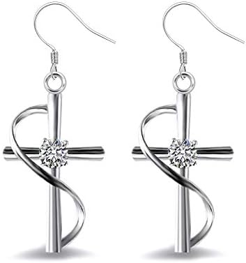 Liudaye European and American Ladies Cross Earring Lady Gift