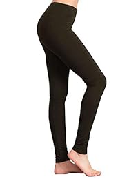 HEYHUN Leggings de punto ultra suave para dama, para yoga, estilo informal, tallas S-XL