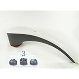 Zyllion ZMA-16 Handheld Therapeutic Percussion Massager with Heat - One Year Warranty