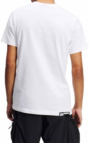 Herren Slim Short Sleeve T-Shirt White L