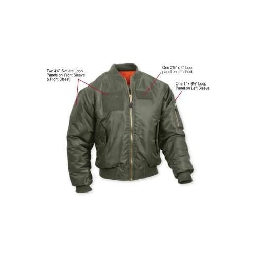 Rothco Ma 1 Flight Jacket With Patches Tiendamia Com