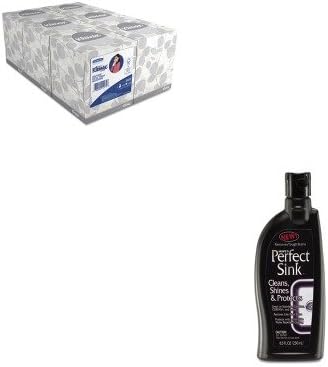 KITHOC9SK6KIM21271 - Value Kit - The Hope Company Perfect Sink Cleaner and Polish (HOC9SK6) and KIMBERLY CLARK KLEENEX White Facial Tissue (KIM21271)