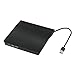 MythGeek External CD Drive USB 3.0 Portable Slim External DVD Drive, External DVD CD Drive & CD DVD +/-RW Writer/Rewriter/Player High Speed Data Transfer (Black)