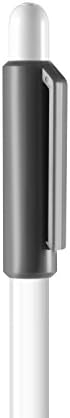 REEDCALE Apple Pencil Cap, Multi-functional Apple Pencil Cap Holder with Tip Protection, Built-in Clip for Apple ipad Pro Pencil (Storm Gray)