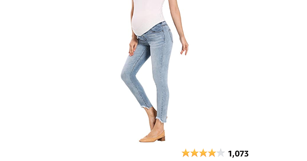 Distressed Jeans Comfy Stretch Pants 