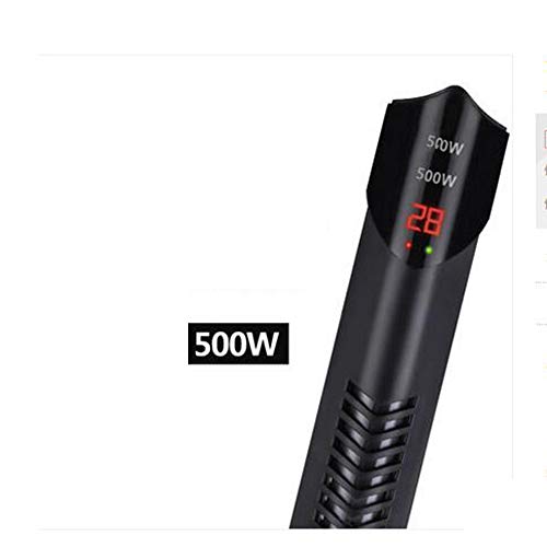 SISHUINIANHUA Aquarium Heating Rod Automatic Constant Temperature Aquarium Turtle Cylinder Mini Small Quartz Explosion-Proof Heater Heating Rod,500W