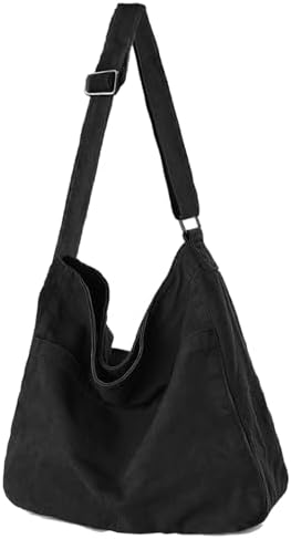Amazon.com: Grunge Canvas Casual Messenger Bag Hobo Crossbody Bag