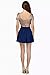 Wenxuan Women's Glitter Sequins Backless Crop Tops T-Shirts, Pink, Size X-Large