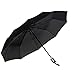 JEOutdoors Travel Umbrella Compact 10 Ribs Windproof Folding Auto Open/Close with Teflon Coating