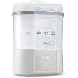 Chicco Modular Steriliser with Drying Function, Baby Bottle Steriliser, Adjustable Steam Steriliser for Baby Bottles, for Microwave, with 2 Configurations