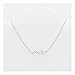 Quan Jewelry EKG Heartbeat Necklace, Nurse Appreciation Gift, Silver Tone