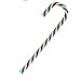 Christmas House Plastic Candy Cane Ornaments, Green, Red and White -6-ct. Packs