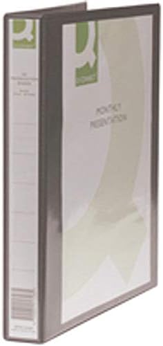 Q-Connect Presentation 25mm 4D Ring Binder A4 Black KF01328, 25 mm - Image 3