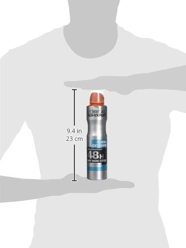 L'Oréal Paris Men Expert 48H Fresh Extreme Anti-Perspirant Deodorant for Men 250ml Pack of 6, Bulk Buy, 250 ml (Pack of 6) - Image 3