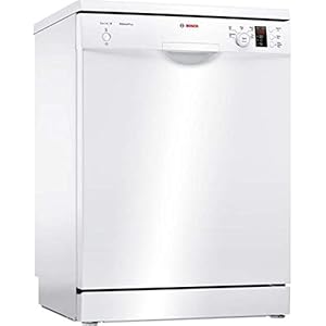 Bosch Home & Kitchen Appliances SMS25EW00G Serie 2 Freestanding Dishwasher, White, 13 place settings