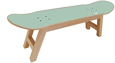 Skateboard Stool for the Best Bedroom for Skateboarder / Surfer Teen - Mint color