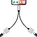 Headphone Adapter Phone Connector Earphones Aux Audio Adapter Stereo Jack Dual Port Headset Audio Adapter Splitter