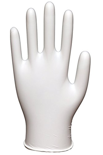 Daxwell Synthetic PVC Gloves, Powder Free, Large, White, F10001696B (Box of 100)