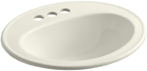 Kohler K2196496 Pennington Selfrimming Bathroom Sink, Biscuit