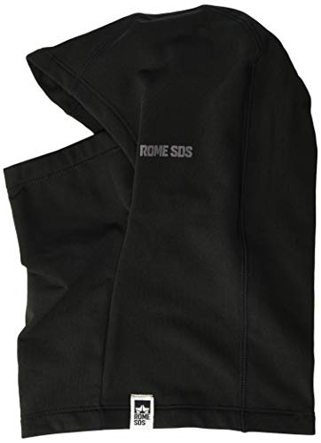Rome Snowboards Headbag Beanie Balaclava Snowboarding Logo Hat, Black, One Size