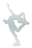 A&R Sports Figure Skater Magnet & Decal, Chrome