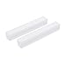 Eunion Toothbrush Holder Toothbrush Case, Plastic Toothbrush Holder for Travel-Clear White 2 Pack