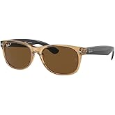 Ray-Ban RB2132 POLARIZED NEW WAYFARER Square Sunglasses For Men For Women +BUNDLE with ACCESSORY EYEWEAR KIT
