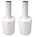 2 Pack of Clear Industrial Strength Stretch Wrap Plastic Film with Handle - Shrink Wrap for Moving Supplies Packing Supplies Pallet Wrap - 5