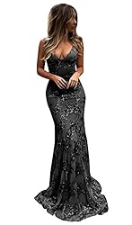 POMUYOO Sequin Mermaid Prom Dresses 2025 Long
