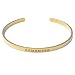 Remember Him Christian Bracelet | Scripture Remember | Crafted from Tarnish Resistant 18K Gold Coated Material | Adjustable for All Wrist Sizes | Suitable for Men and Women