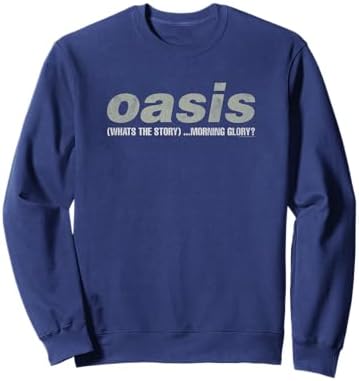 Amazon.com: Oasis White Logo On Navy Sweatshirt : Clothing, Shoes