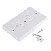 AUSTOR Electric Outlet Covers Baby Safety Self Closing Wall Socket Plugs Plate Alternate for Child Proofing, 6 Pack