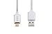Smart&Cool Gen3 Nylon Braided Super Magnetic Micro USB Charging and Data Transfer Cable for Android Phone and Tablets (5ft-Silver Twin Pack)