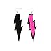 ZeroShop Women Fashion Retro Neon Lightning Earrings