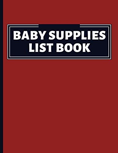 baby supplies list