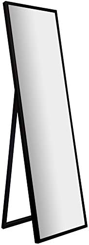 Gallery Solutions Framed Floor Free Standing Easel Full Length Mirror