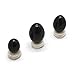RODEREK Drilled Nephrite Jade Yoni Egg, Yoni Massage Stone, Natural Jade Exercise Eggs, Healing Stone for Kegel Exercise (one Set)
