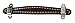 Fender Pure Vintage Amplifier Handle - Brown, Stitched Leather