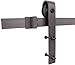 TMS 6.6 FT Country Dark Coffee Steel Sliding Barn Wood Door Hardware Antique