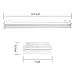 ANTLUX 2FT LED Wraparound Flush Mount LED Garage Lights, 20W 2400LM, 4000K Neutral White, 2 Foot LED Wrap Light, Integrated Linear Ceiling Lighting Fixture for Kitchen, Laundry, Workshop, Closet