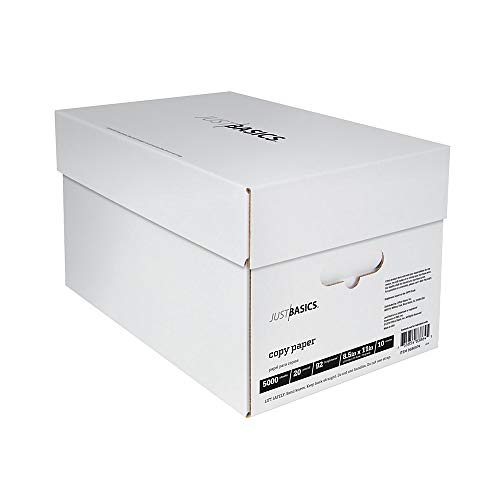 image for Just Basics Copy Paper, Letter Paper Size, 92 Brightness, 20 Lb, White