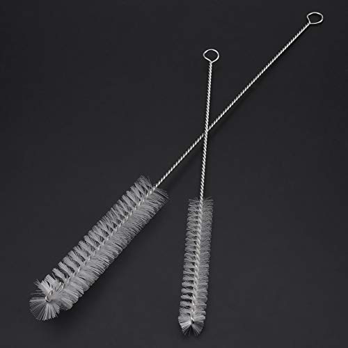 Yesbaby 2Pcs Stainless Steel Washing Brush for Cleaning Aquarium Fish Tank Filter Water Pump Tube