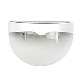 Gladle® Solar Power Powered Saving Efficient Bright LED Practical Fence Roof Gutter Garden Yard Wall Path Outdoor Hemispheric Light Lamp