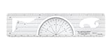 Westcott Protractor Ruler, 6-Inch/15cm (SW-51)