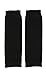 juDanzy Solid baby and toddler leg warmers for boys and girls Newborn and One Size (Black, Newborn)