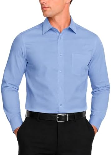 stafford men's regular fit easy care stretch dress shirt Stafford Smart Tech Men's Regular Fit Stretch Fabric Wrinkle Free Long Sleeve Dress Shirt, 17-17.5 36-37, White | Gotta Have It Price